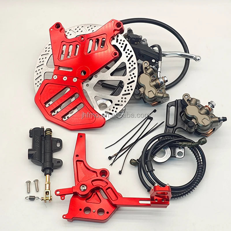 Ultra Bee Brake 240mm Rear Disc Brake Kit with Dual-Caliper Bracket for Talaria MX3 MX4 Motorcycles-Retrofit/Upgrade