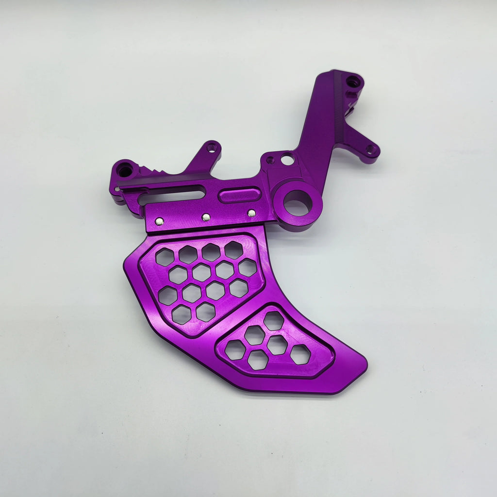 FMO CNC-Machined Reinforced Dual Caliper Bracket – With Disc Protection, For Ultra Bee Motorcycle Accessory