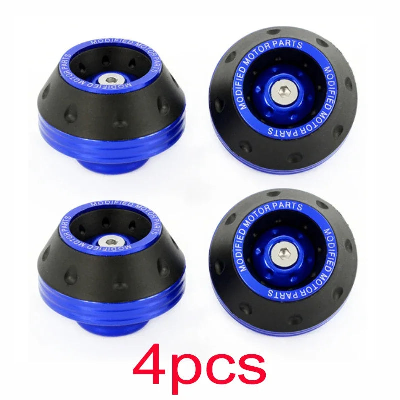 2/4Pcs Universal Motorcycle Wheel Protection Crash Pad Motorbike Crash Protectors Alloy Motocross Falling Front Fork Slider Cups