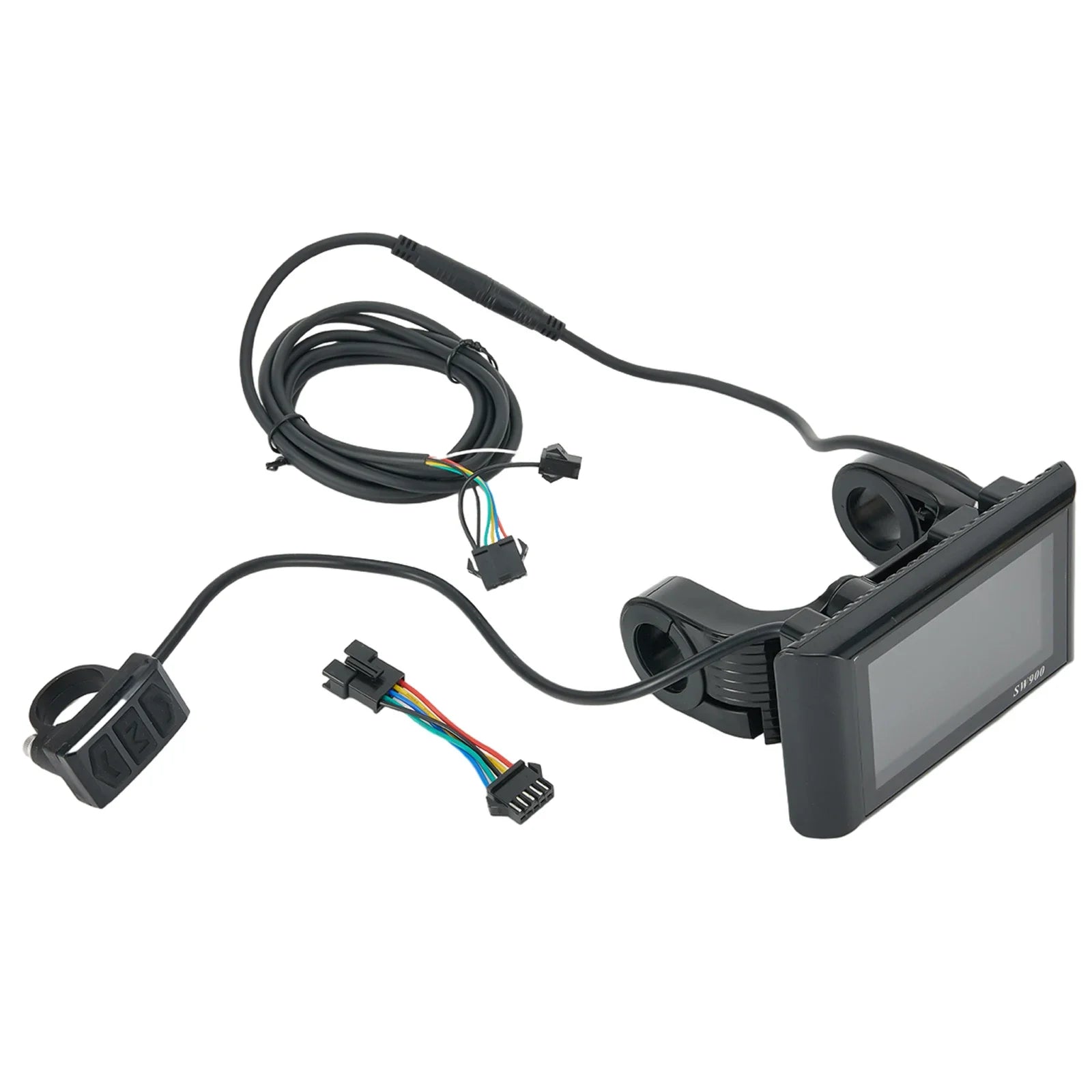 1 Set E-Bike SW900 LCD Colorful Display Control Panel 24-60V Electric Bicycle Scooter 5pin/6pin SM Plug Bicycle Accessories