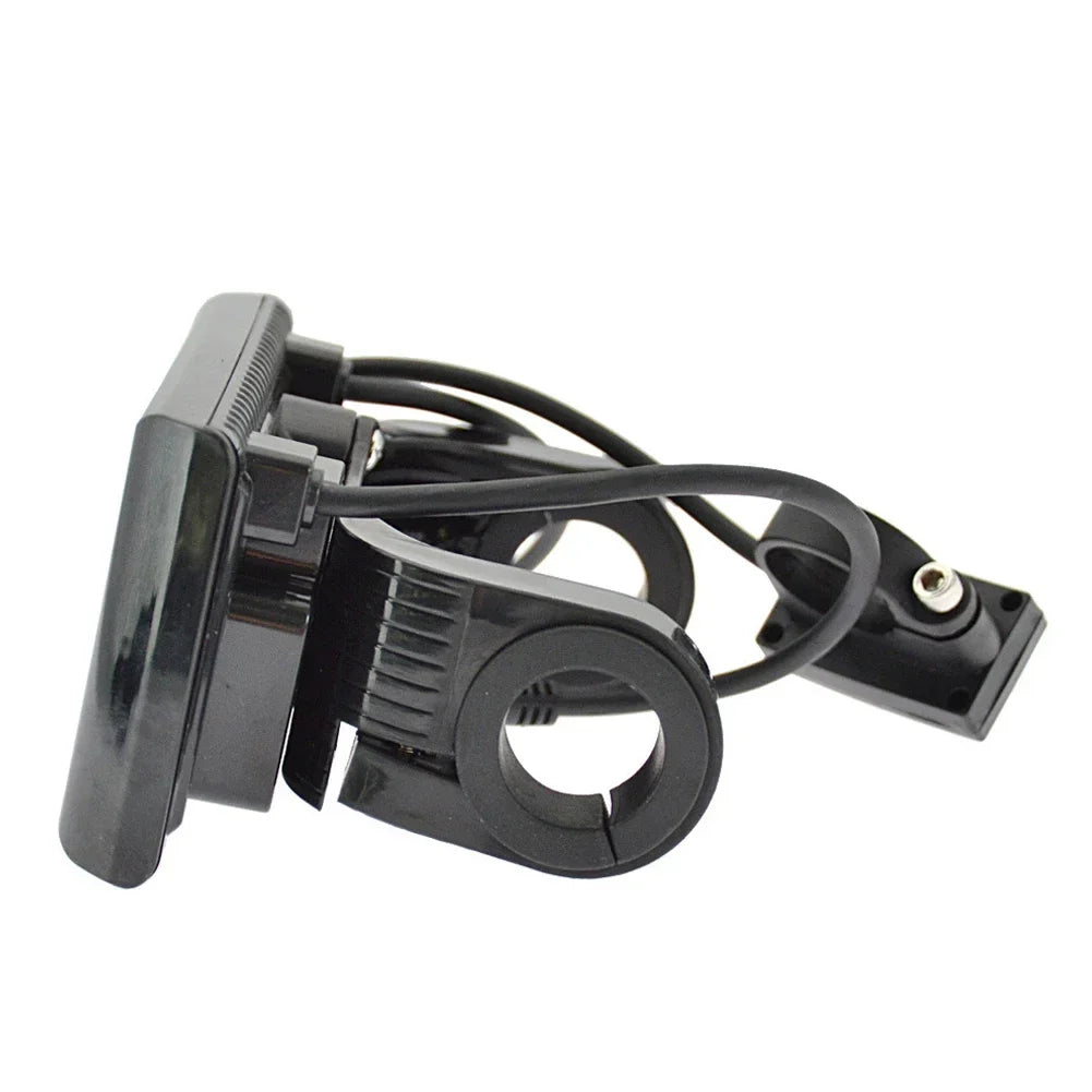 SW900 LCD Display Meter Control Panel 24 36 48V 72V E-Bike Electric Scooter 5 Pins SM Plug Riding Speed Time Power Display