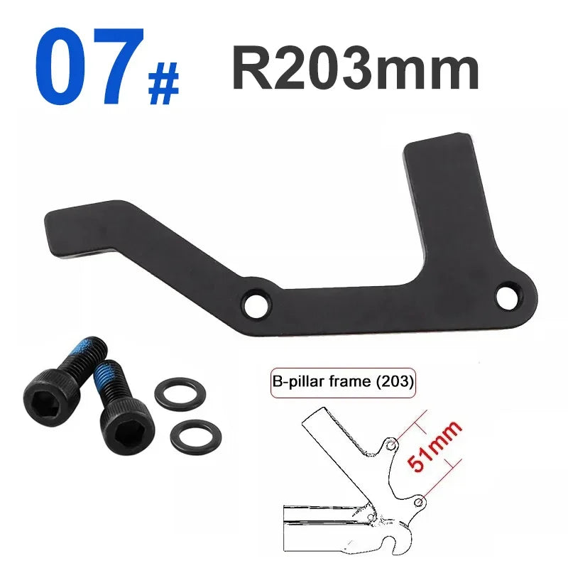 Bicycle Disc Brake Adapter MTB Disc Brake Converter for IS PM 160 180 203mm Rotor Mountain Bike Bracket Cycling Caliper Mount