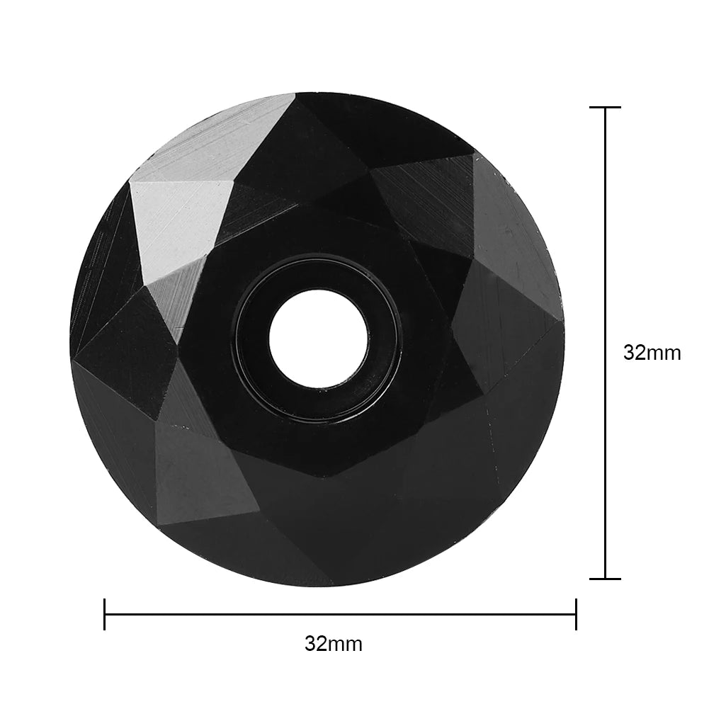 Aluminum Alloy Bicycle Stem Top Cap with/without Screw Bike Cycling Headset Cap Cover Cycling Replacement Parts