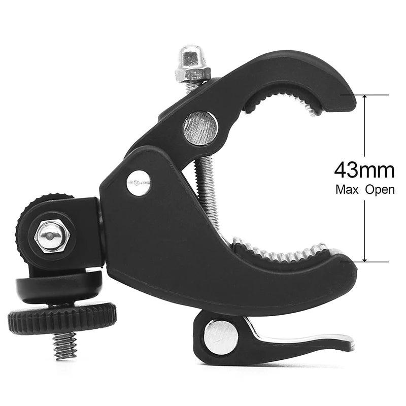 Bicycle Handlebar Mount Motorcycle Holder For Gopro Hero 13 12 11 10 9 8 SJCAM SJ4000 AKASO X5 insta360 DJI Osmo Action Camera