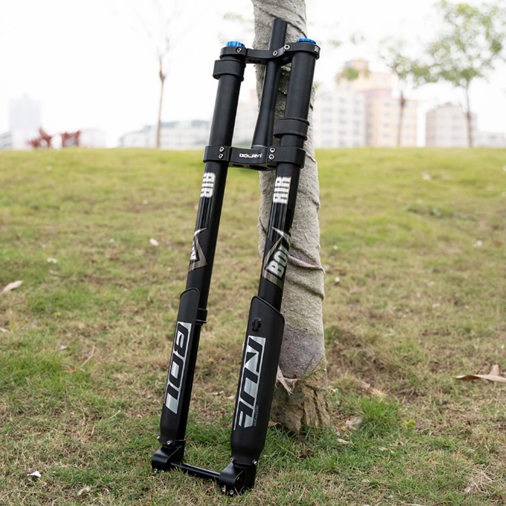 BOLANY Downhill MTB Electric Bike Beach Motorcycle Inverted Fork Shock Absorber 160mm  26 27.5 29 XC AM DH Bicycle Accessories