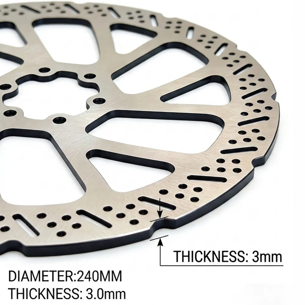 Super E-bike Light bee /E-ride Mod Upgrade to Ultra bee Brake System Front /Rear 240mm brake Disc