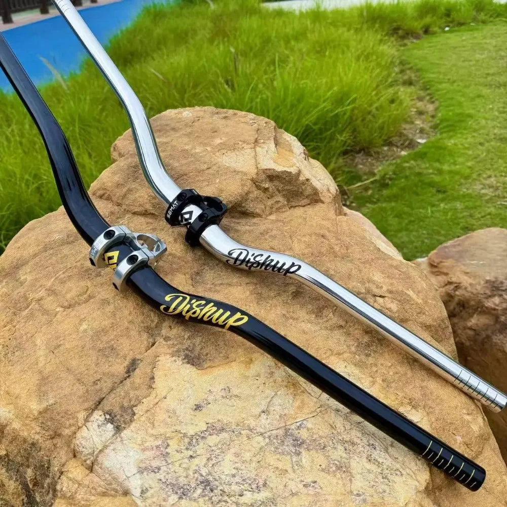 DISRUP 780/800mm Mountain Bike Handlebar, 31.8/35mm Diameter, Aluminum Alloy Handlebar for Downhill Biking and Off-Road Trails